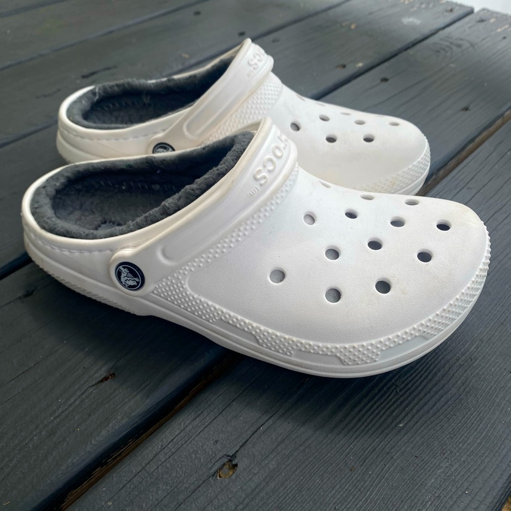 White Crocs